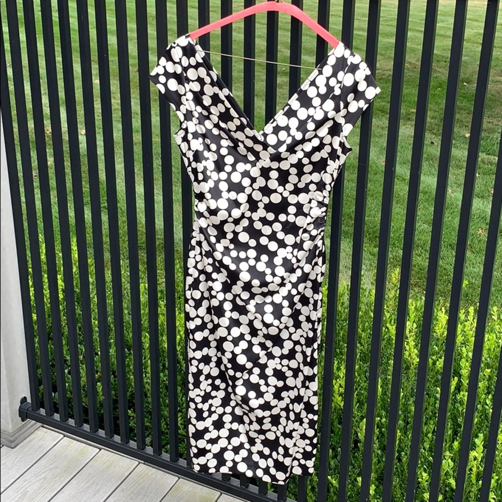 Va va boom midi polka dot standout midi dress